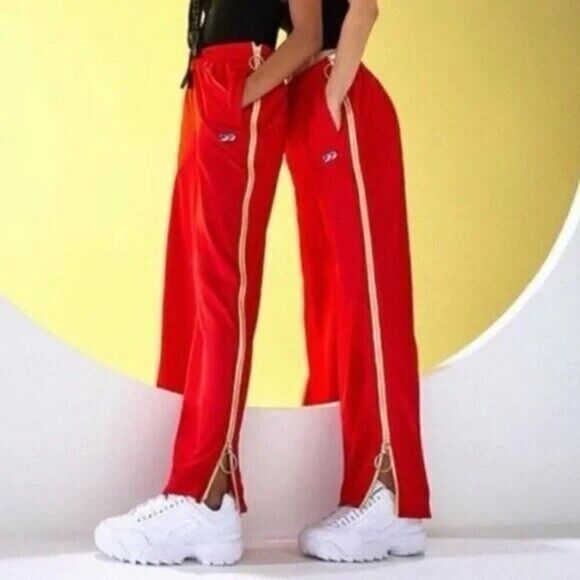 Fila x Pierre Cardin Urban Outfitters Red Track Pants in Size Large,unisex - Picture 1 of 14